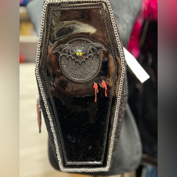 Betsey Johnson Gothic Black Backpack - Picture 12 of 14